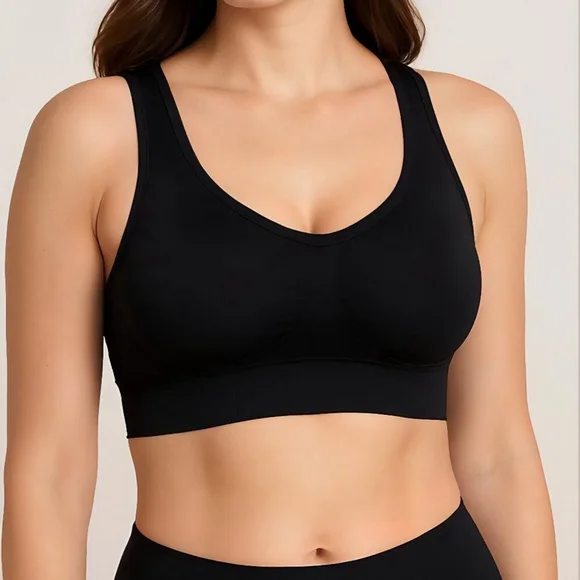 Truekind Enhanced Comfort Women's Black Wireless Shaping Bra Size XL NWT - Picture 1 of 13